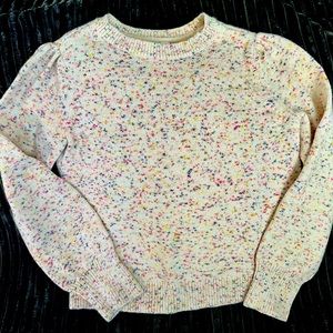 Colorful bloused sleeve GAP kids sweater